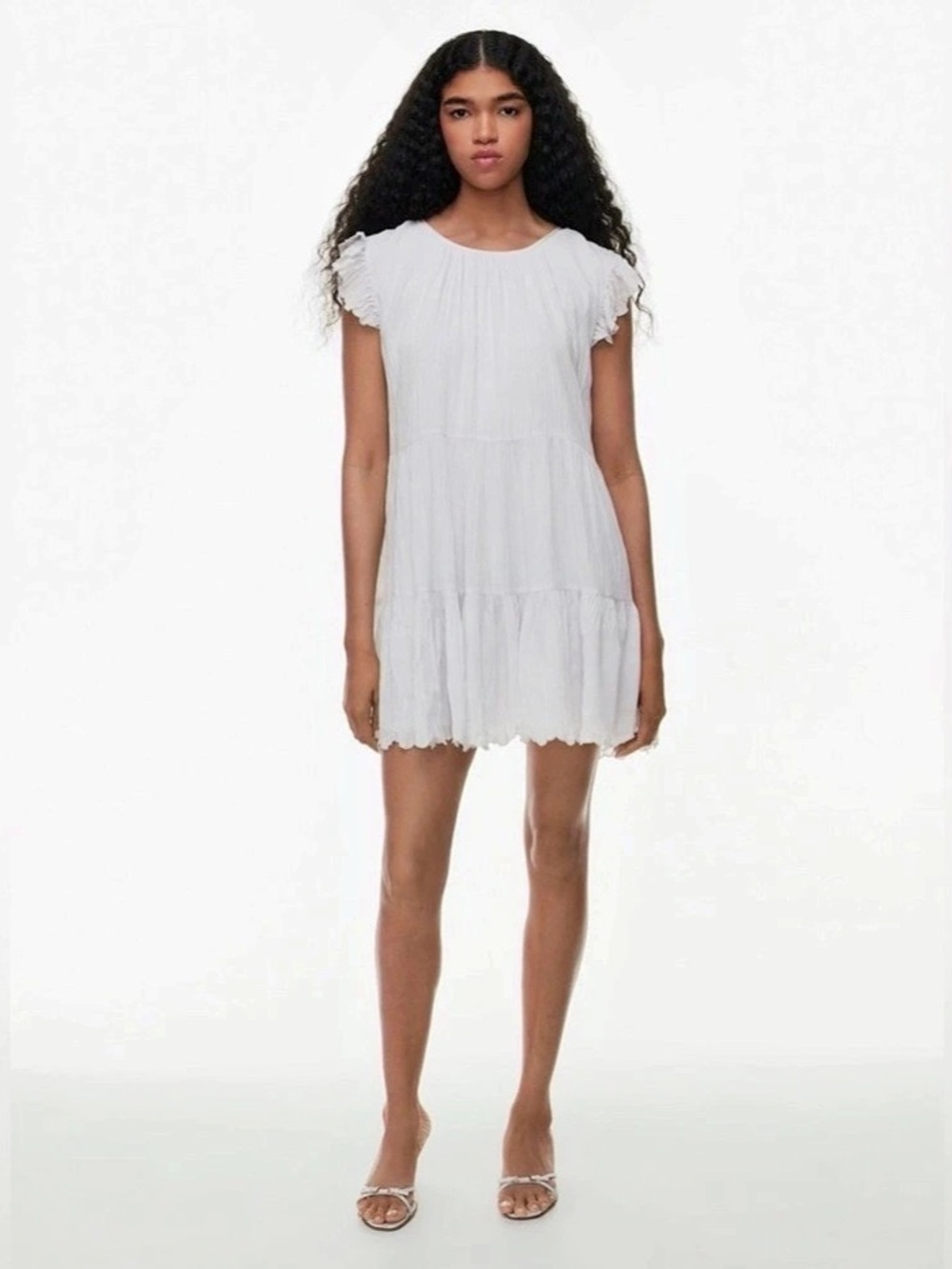 Wilfred Aritzia Mini Dress in White Size Small